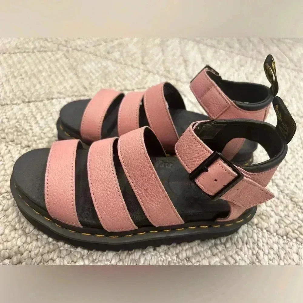 BLAIRE WOMEN'S PISA LEATHER STRAP SANDALS - Picture 4 of 6